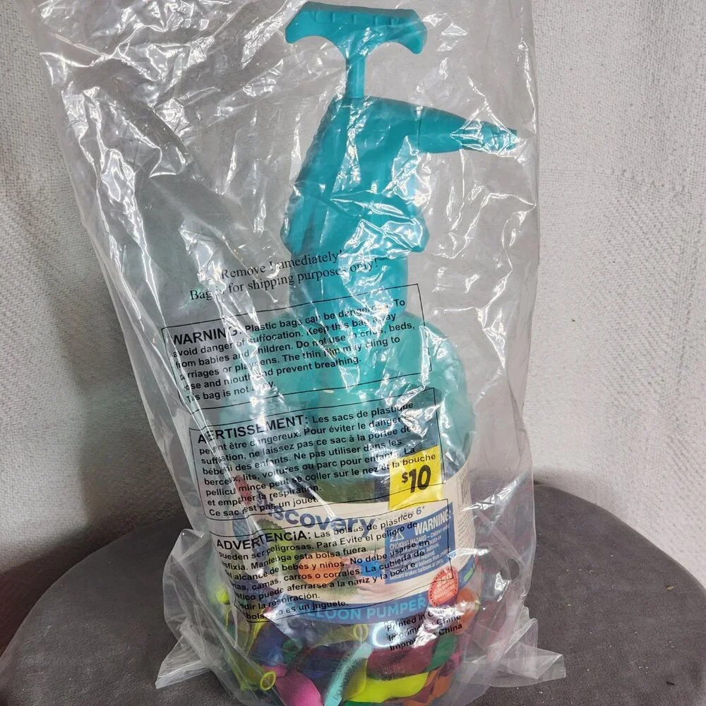 Discovery Teal 3-in-1 Inflate Air Fill Water Mister Balloon Pumper 250 Balloons - Picture 3 of 16